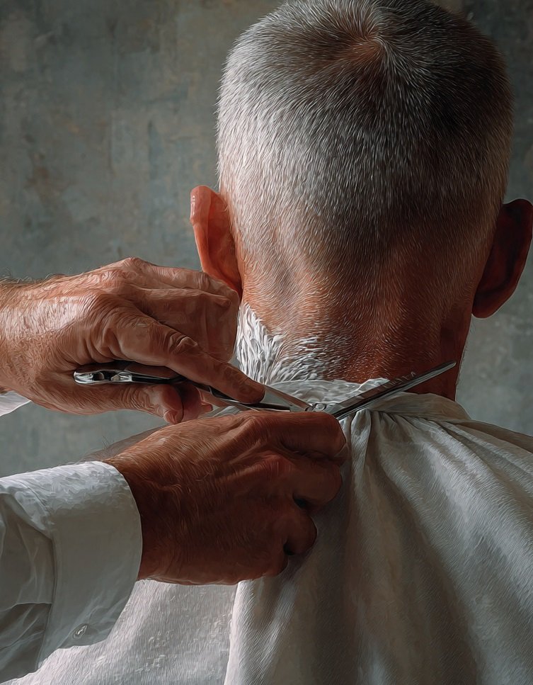Back of neck shave